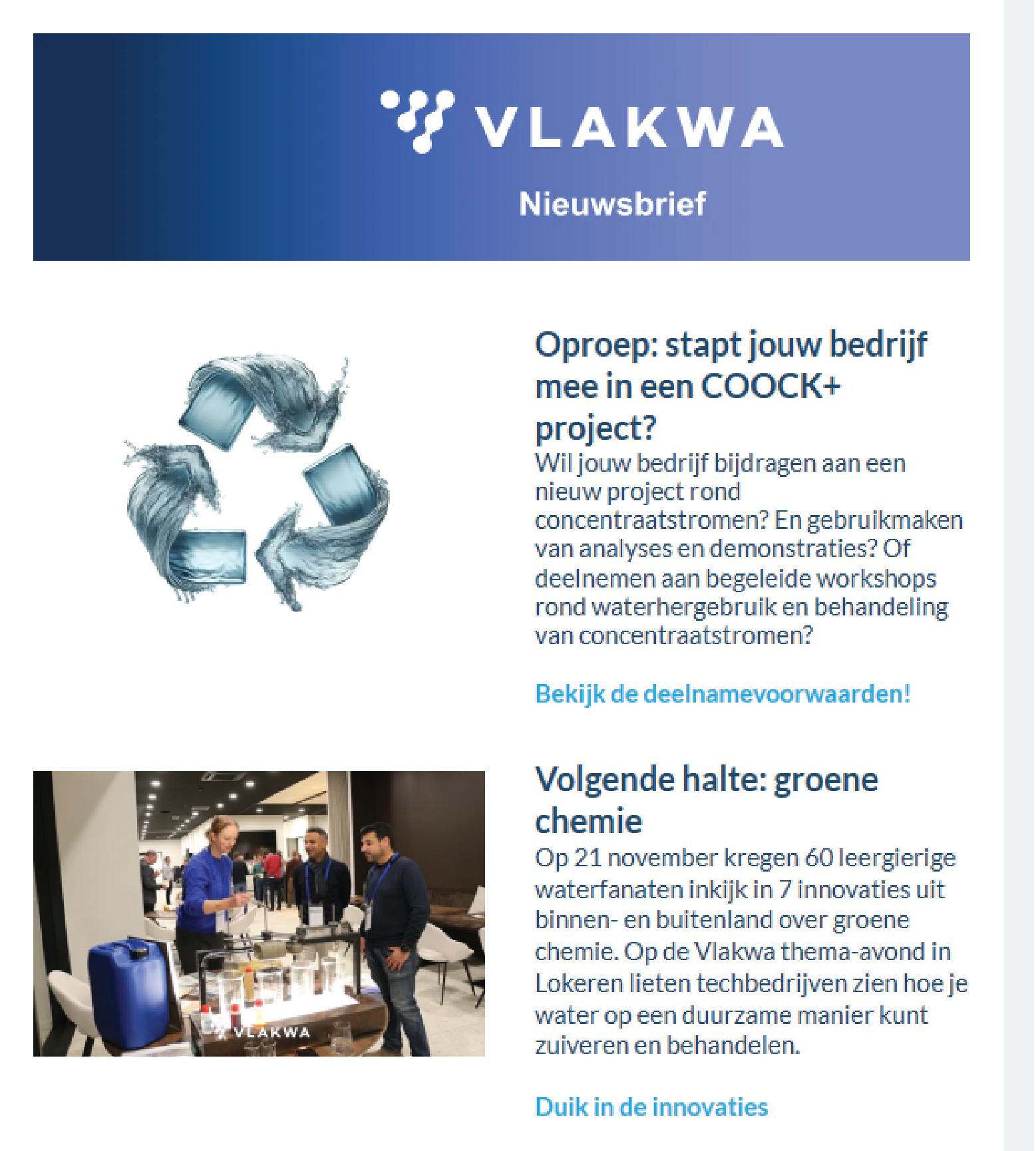 Vlakwa nieuwsbrief december 2024