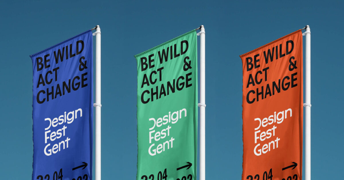 Design Fest Gent Vlaggen