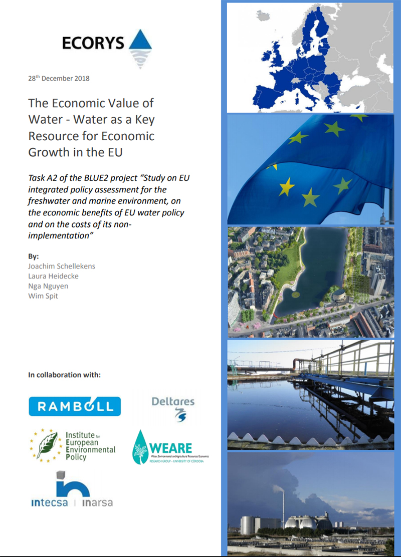 Waterafhankelijke sectoren goed voor 24% van de jobs in de EU