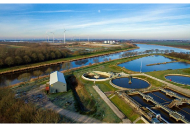 Waterzuivering Nederland landschap © Unie van Waterschappen